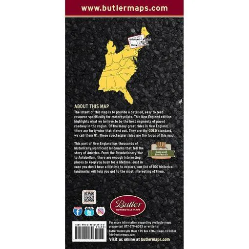 Butler Maps | Northern New England G1 Map - Image 3