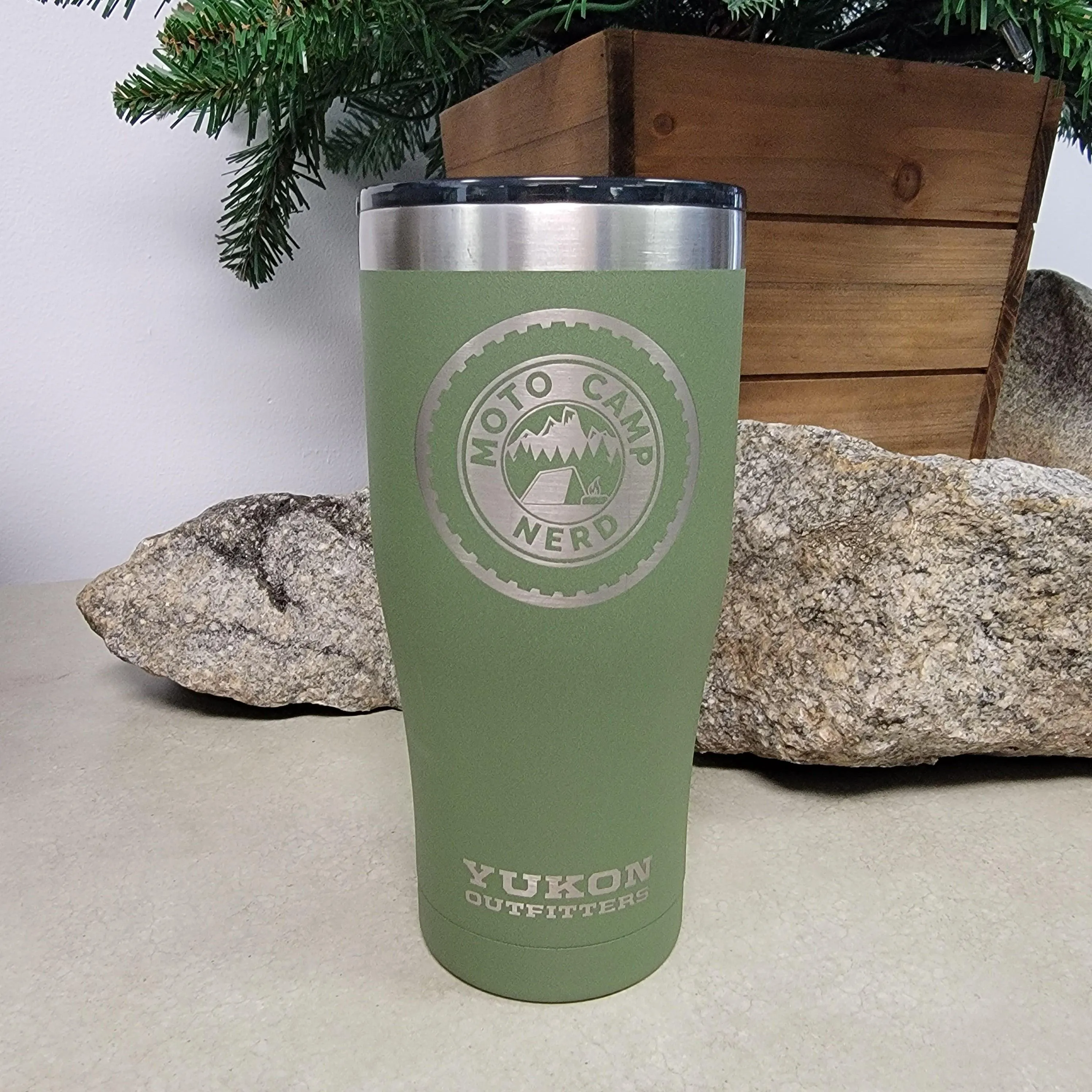 Moto Camp Nerd Insulated Tumbler 20oz - Image 5